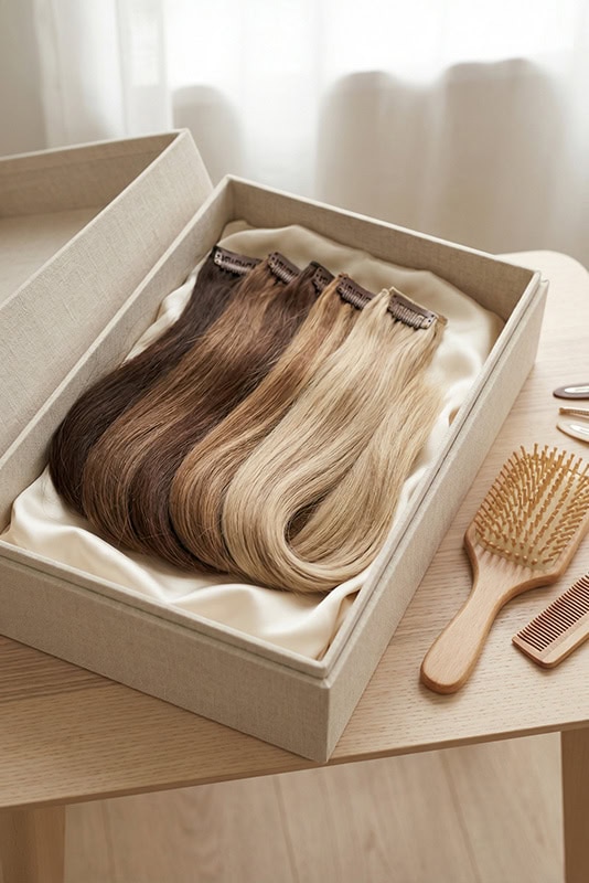 Clip In Extensions richtig anlegen und pflegen – so holst du das Beste aus deinem Strähnensucht-Set heraus